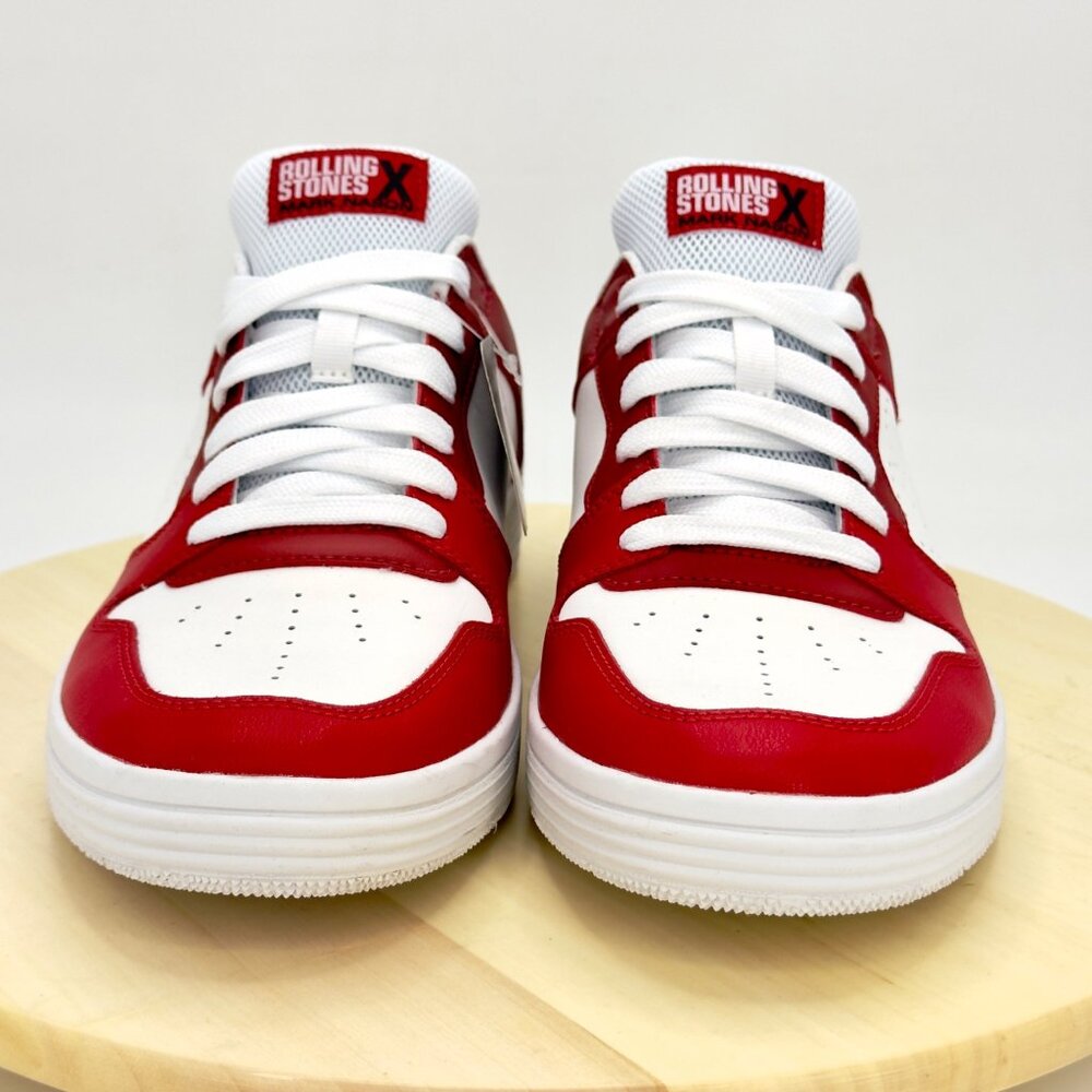 Rolling Stones x MN Red White Palmilla Marquee Hot Lips Sneakers Size 12 NEW! - Picture 2 of 10